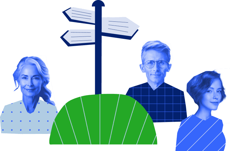 Group of people and teachers picture